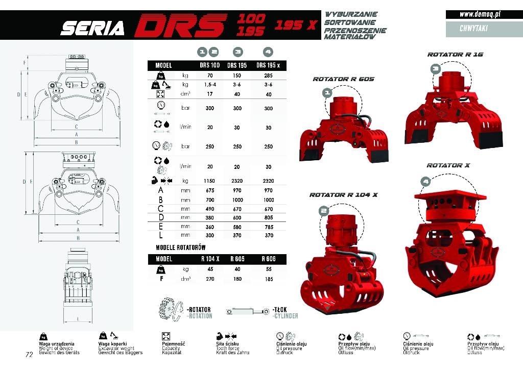  DEMOQ DSR1300 Grapples