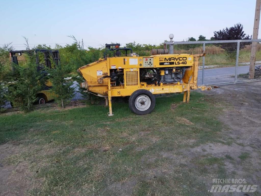 Mayco LS-40 Concrete pumps
