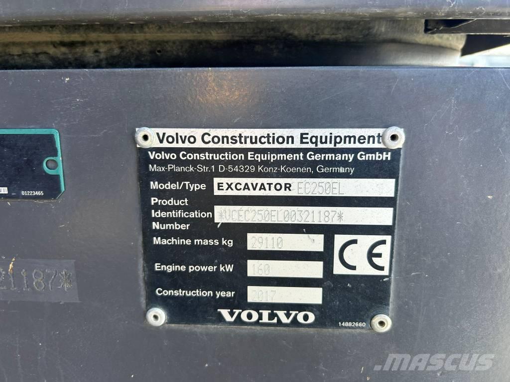 Volvo EC 250 EL Crawler excavators
