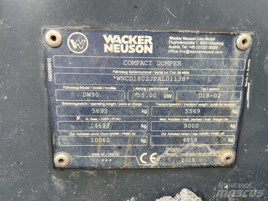 Wacker Neuson DW 90 Site dumpers