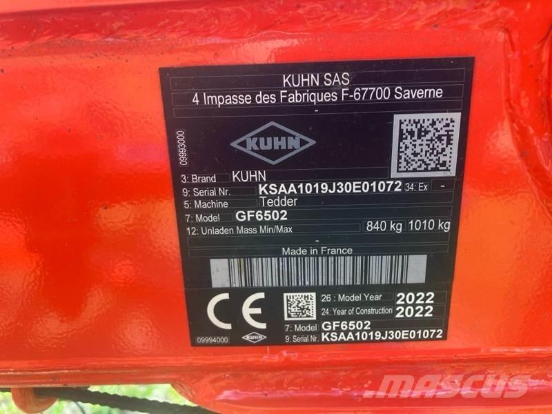 Kuhn GF6502 Rakes and tedders