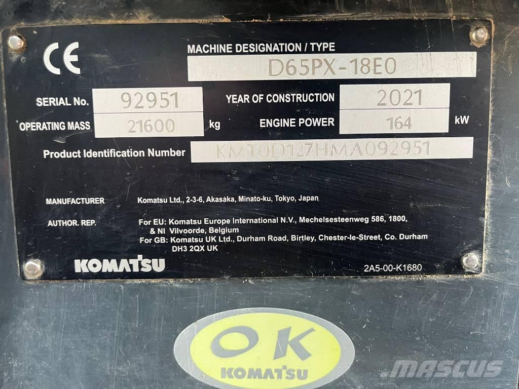 Komatsu D65PX-18E0 Crawler dozers