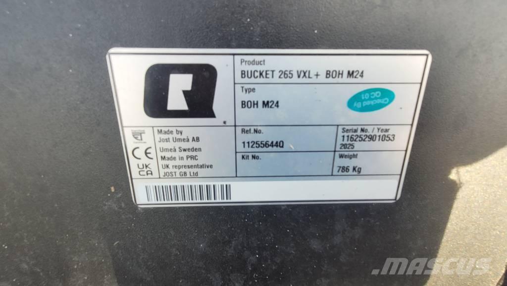 Quicke VXL+ 265 Front loader accessories