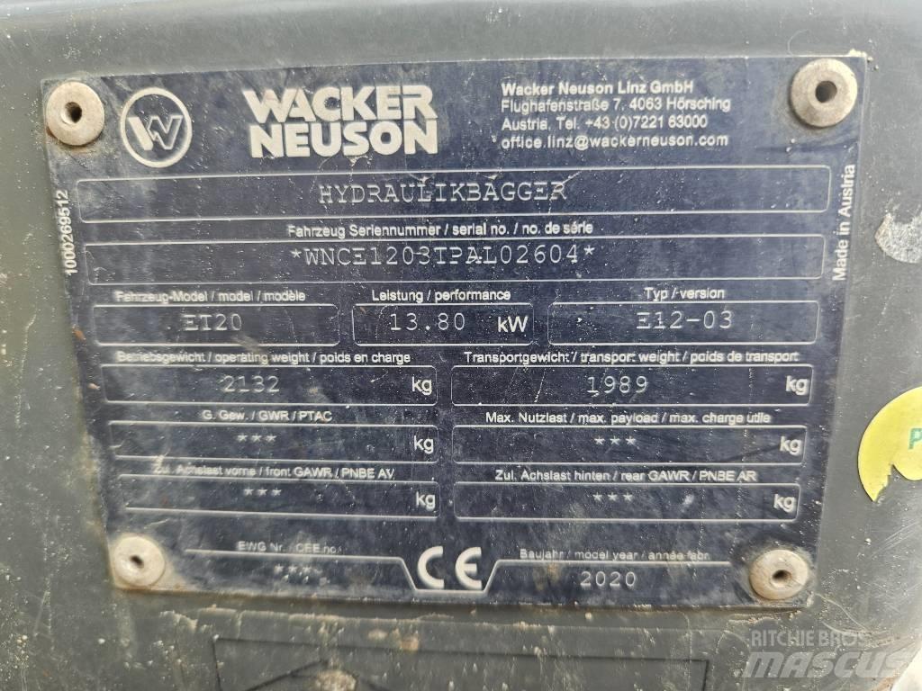 Wacker Neuson ET 20 Mini excavators < 7t (Mini diggers)