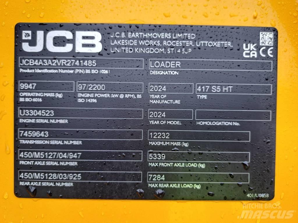 JCB 417 HT Wheel loaders