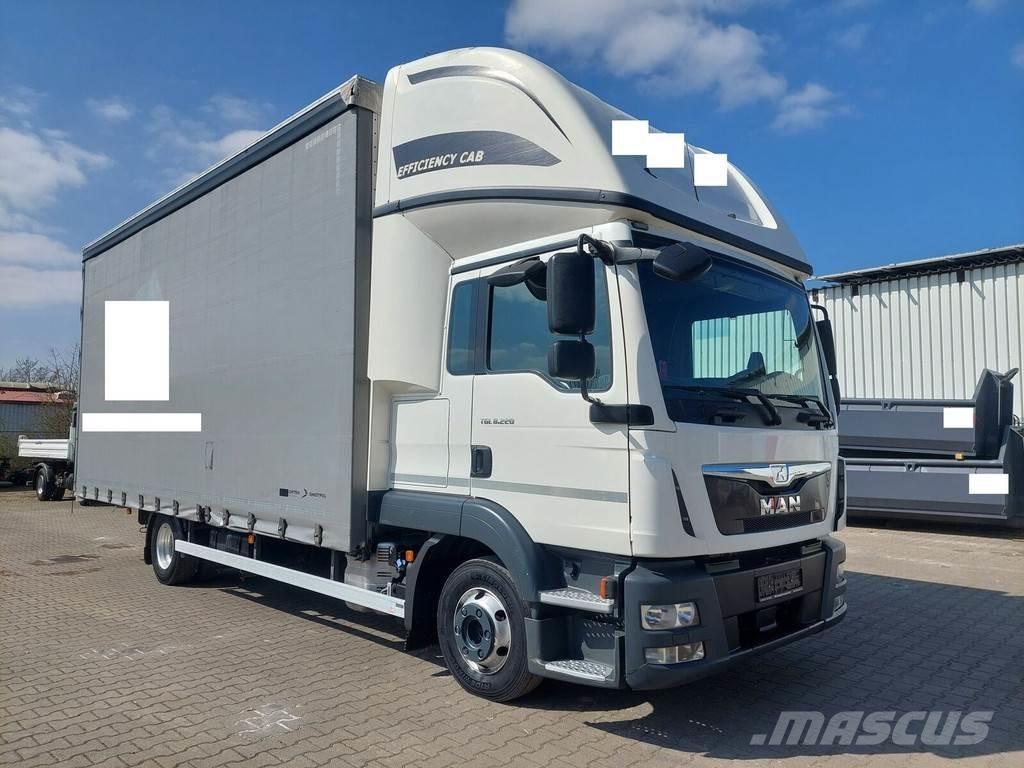 MAN TGL 8.220 Curtain sider trucks