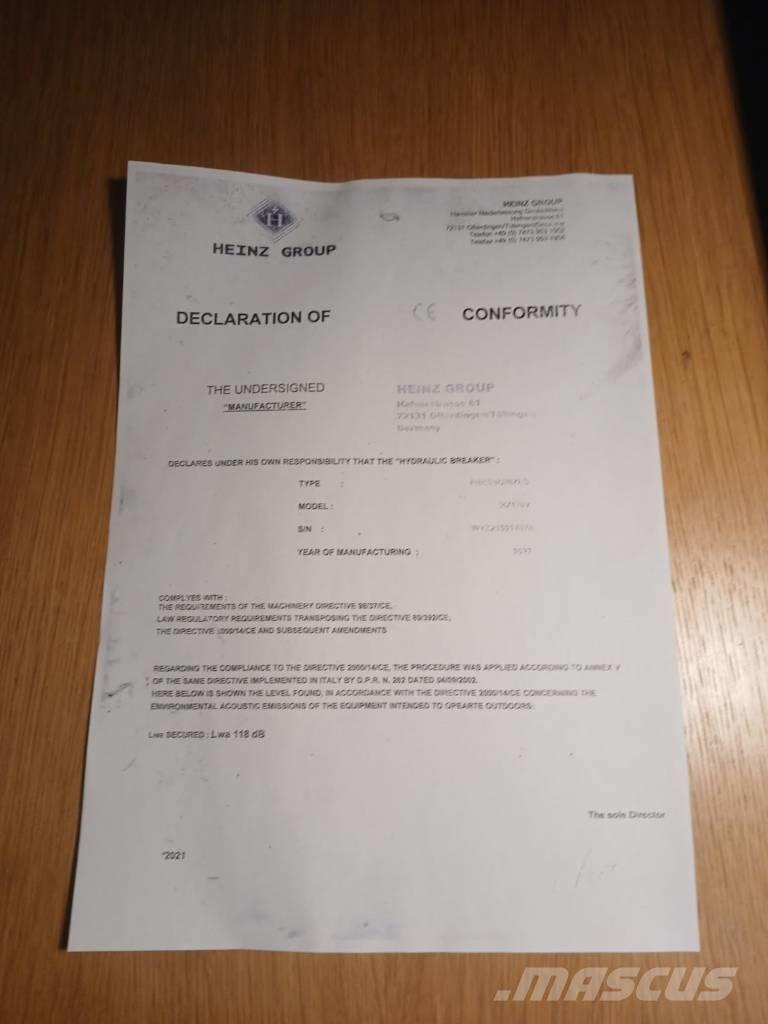 Mustang HM1900 Hammers / Breakers