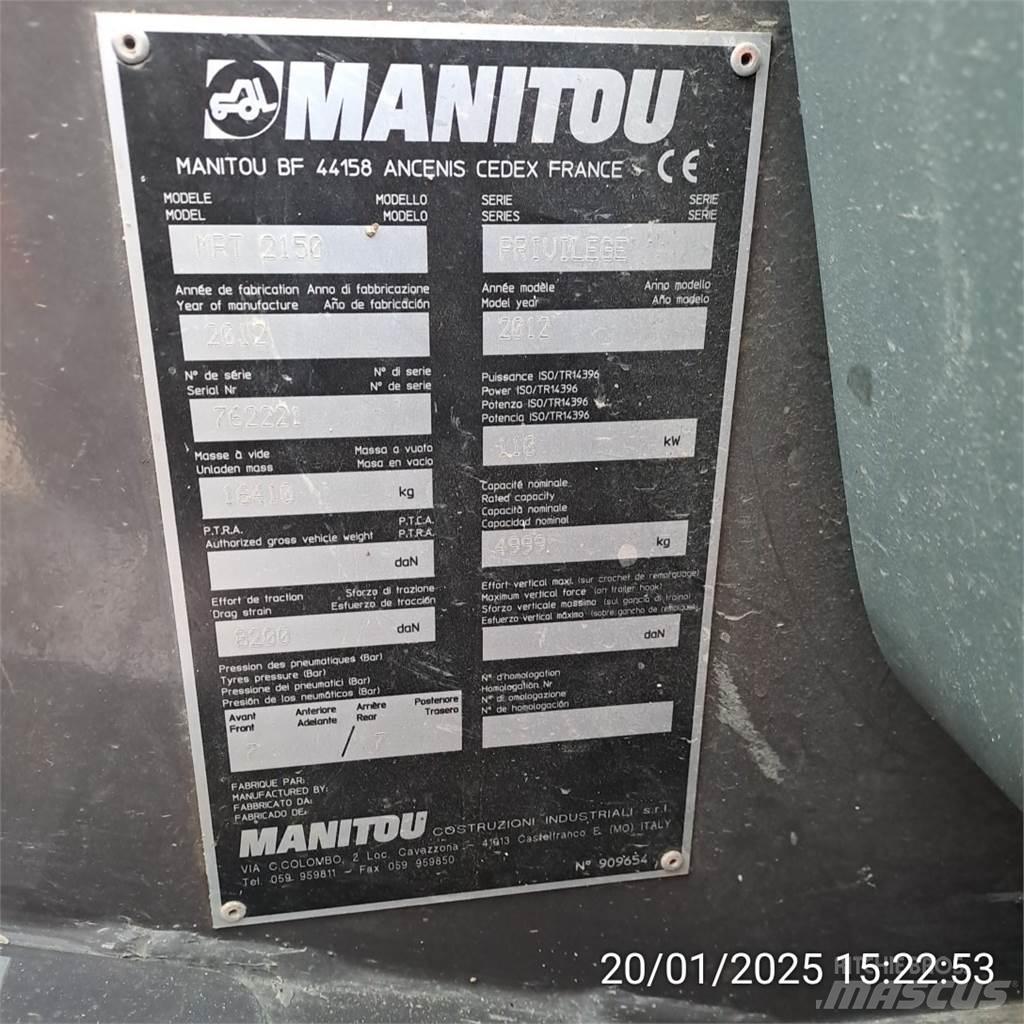 Manitou 2150MRT Telescopic handlers