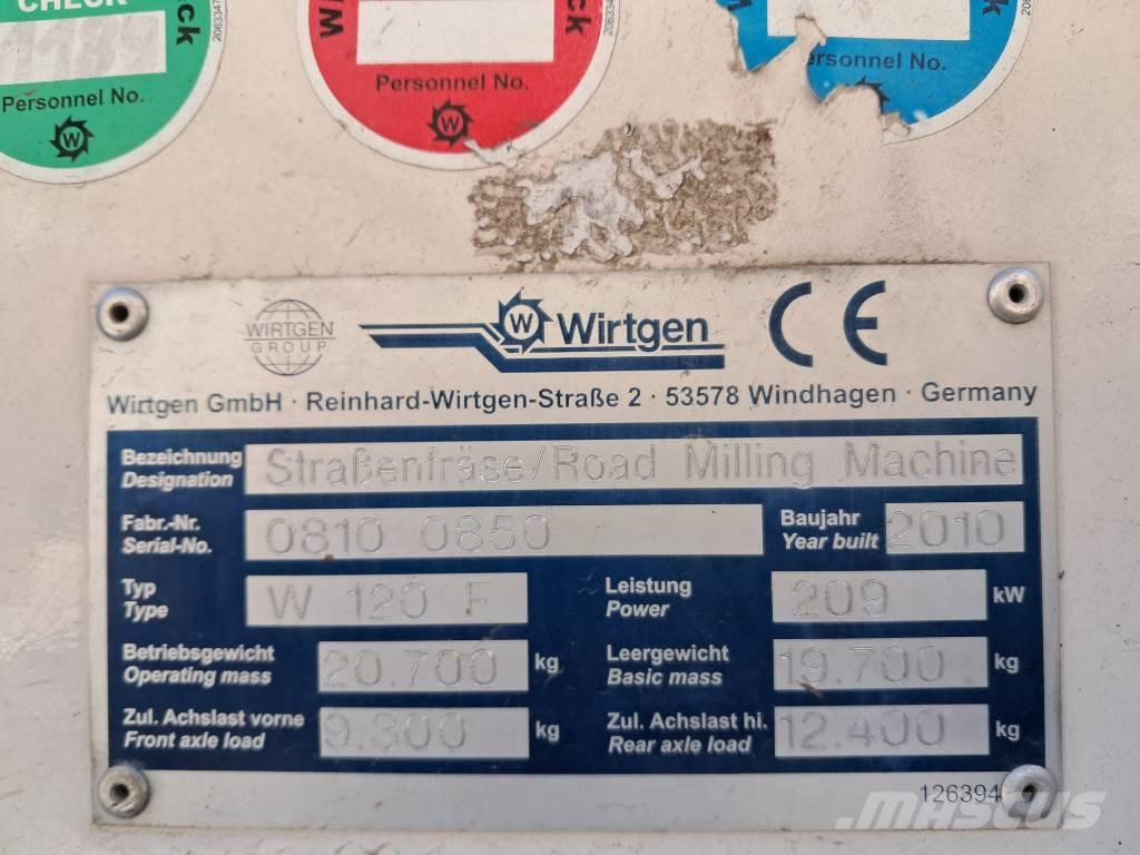 Wirtgen W 120 F Asphalt cold milling machines