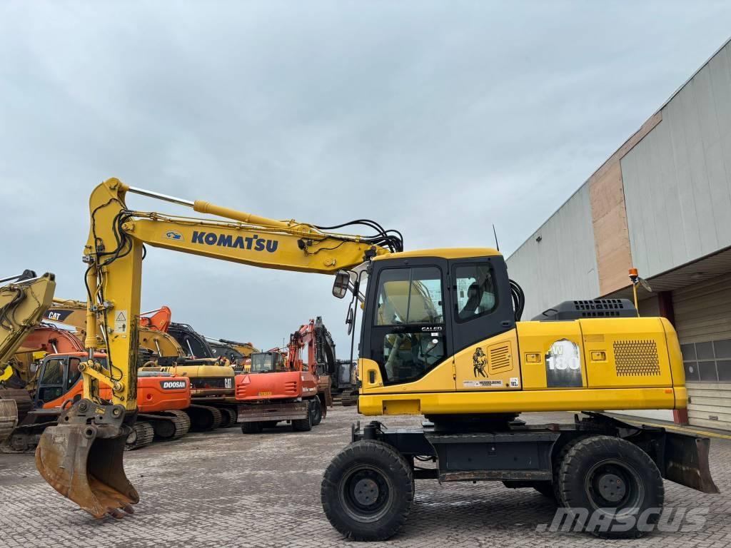 Komatsu PW 180-7 Wheeled excavators