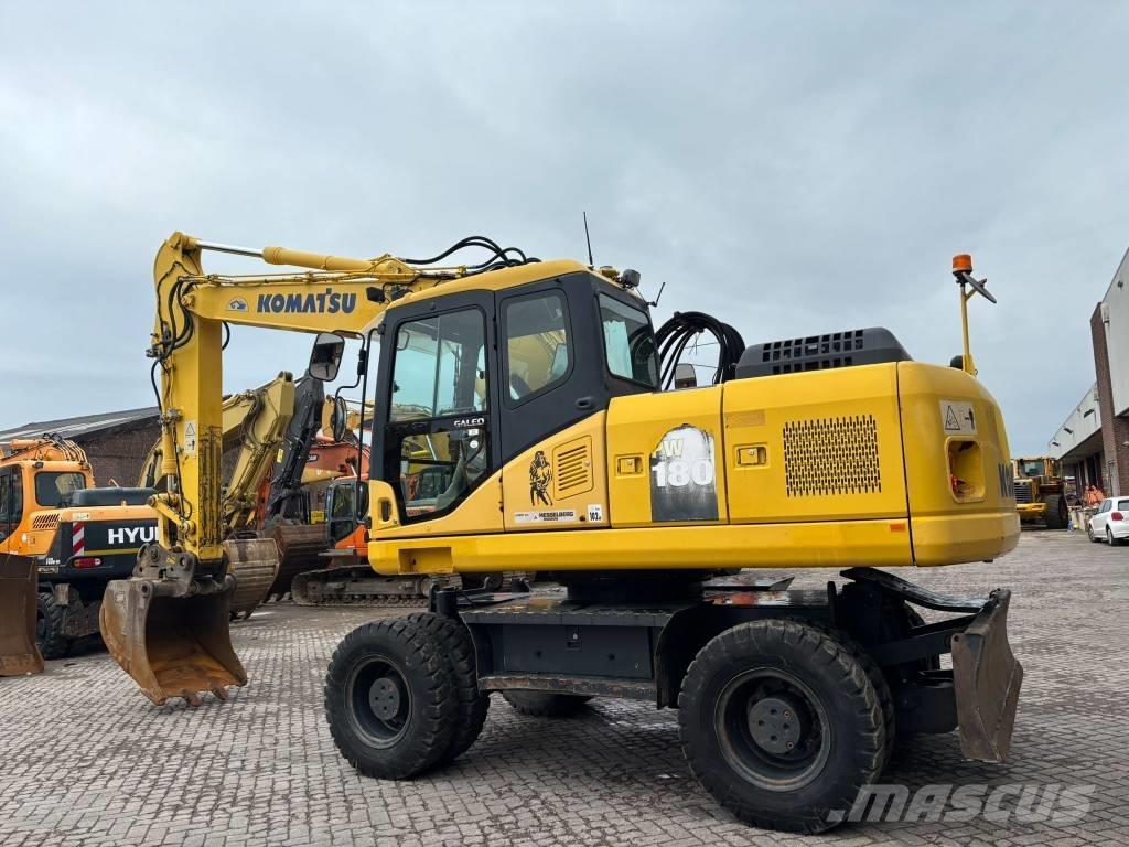 Komatsu PW 180-7 Wheeled excavators
