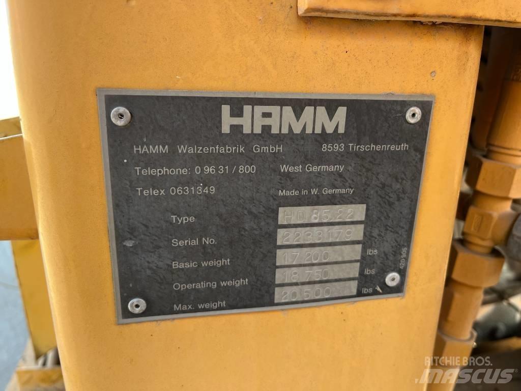 Hamm HD 85 Twin drum rollers