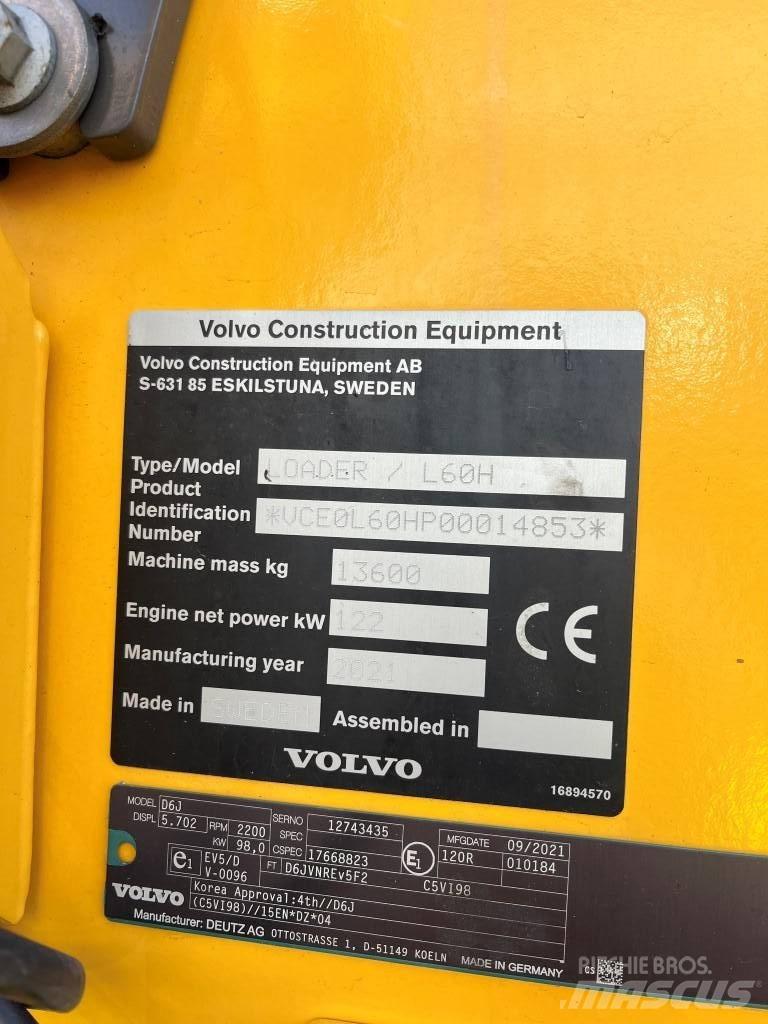 Volvo L60H Wheel loaders