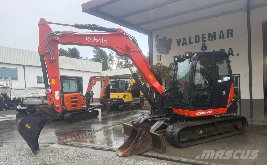 Kubota KX 080 Mini excavators  7t - 12t