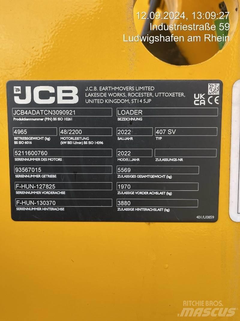 JCB 407 Wheel loaders