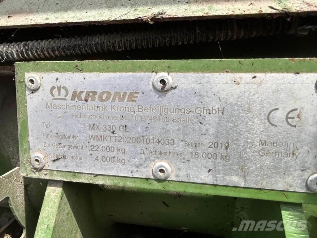 Krone MX 330 GL Forage harvesters