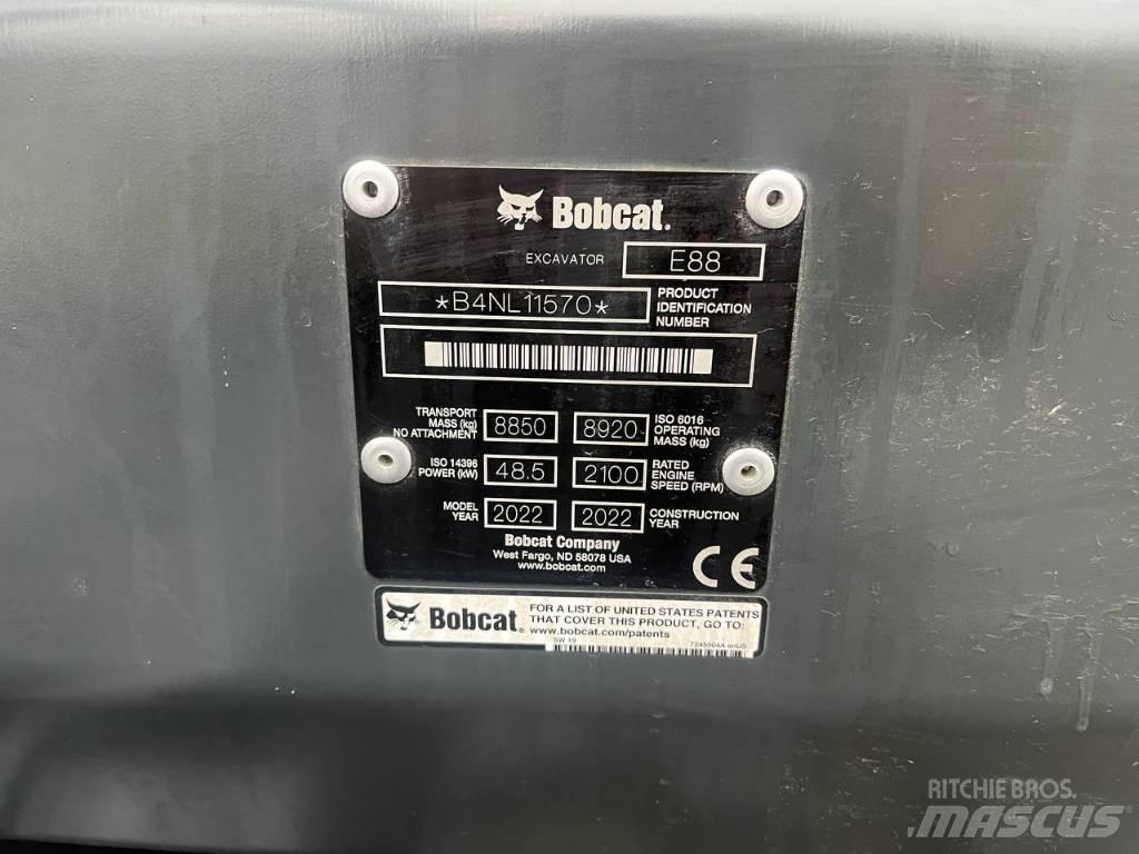 Bobcat E88 Crawler excavators