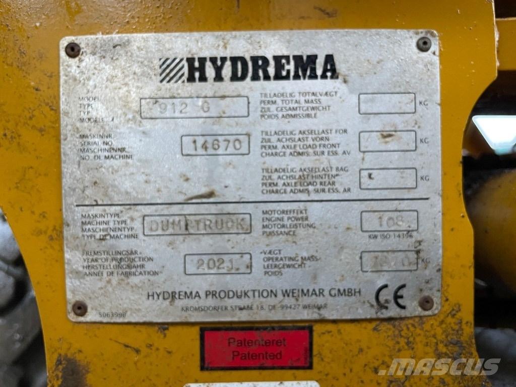 Hydrema 912 G Articulated Haulers