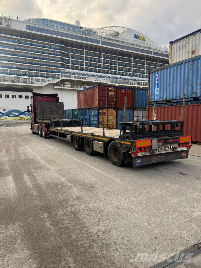 Broshuis jumbo Flatbed/Dropside semi-trailers