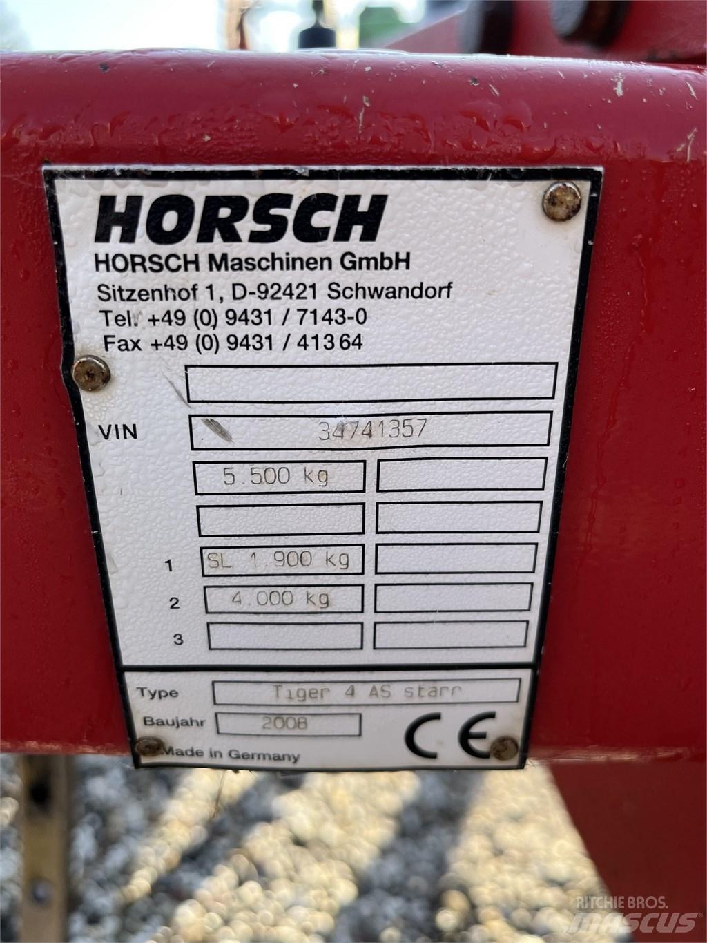 Horsch Tiger 4 AS Harrows