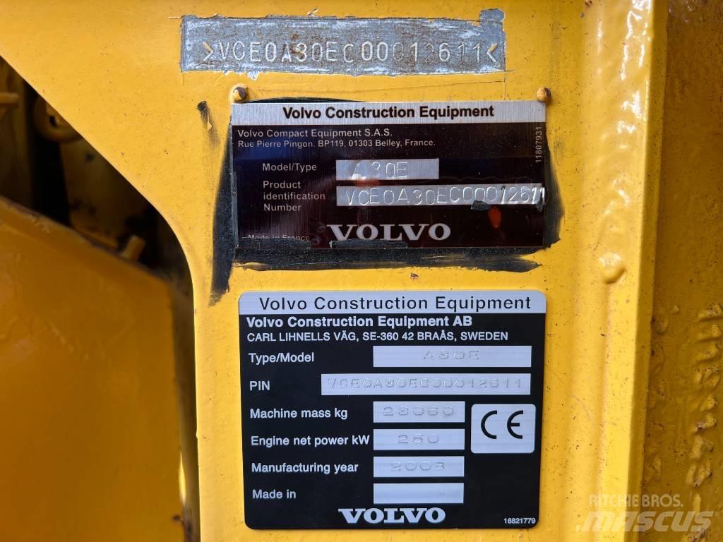 Volvo A 30 E Articulated Haulers