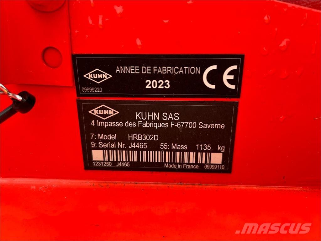 Kuhn HRB 302 D Power harrows and rototillers