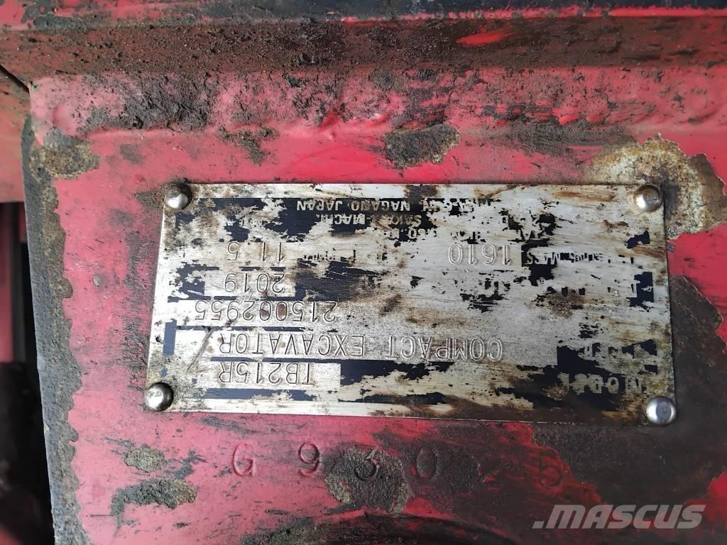 Takeuchi TB 215 R Mini excavators < 7t (Mini diggers)