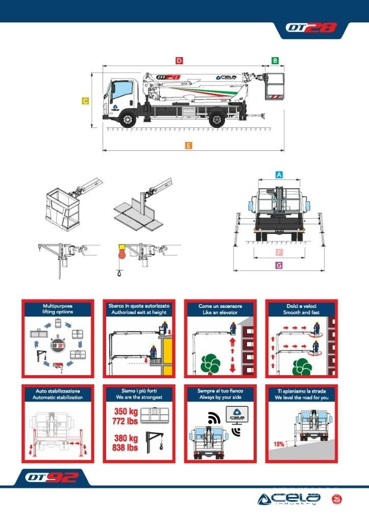Cela DT 28 Truck mounted platforms