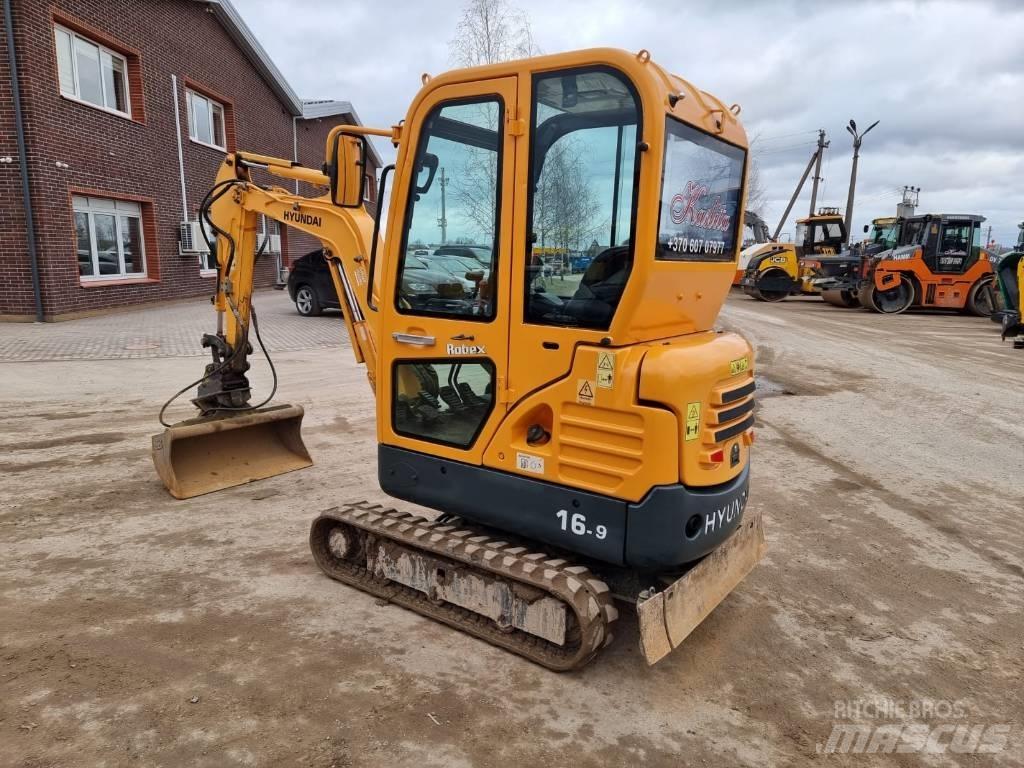 Hyundai R16-9 Mini excavators < 7t (Mini diggers)