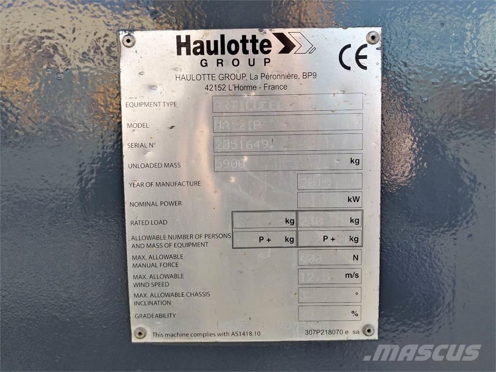 Haulotte HA12IP Articulated boom lifts