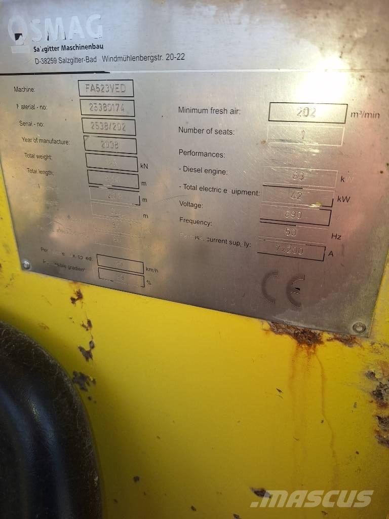 Nordmeyer SMAG FA523 Other Underground Equipment