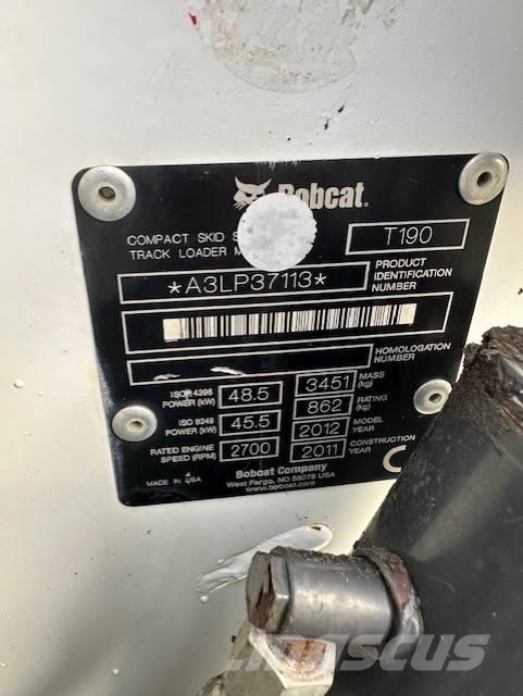 Bobcat T 190 Skid steer loaders
