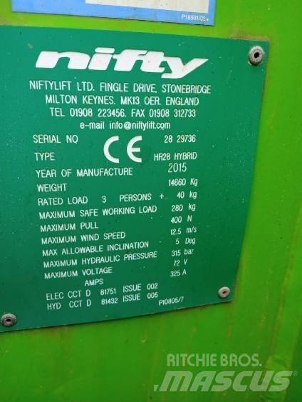 Niftylift HR 28 Articulated boom lifts