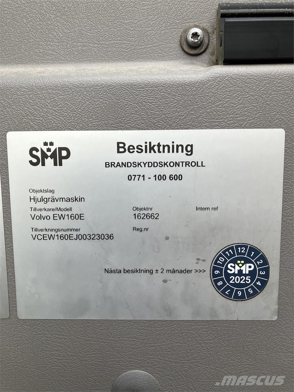 Volvo EW 160 E Wheeled excavators