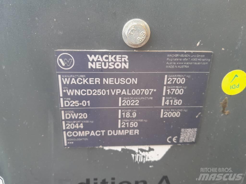 Wacker Neuson DW 20 Site dumpers