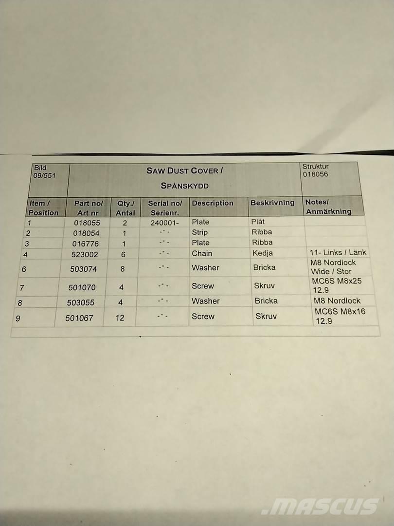 Log Max 018056 Harvester heads