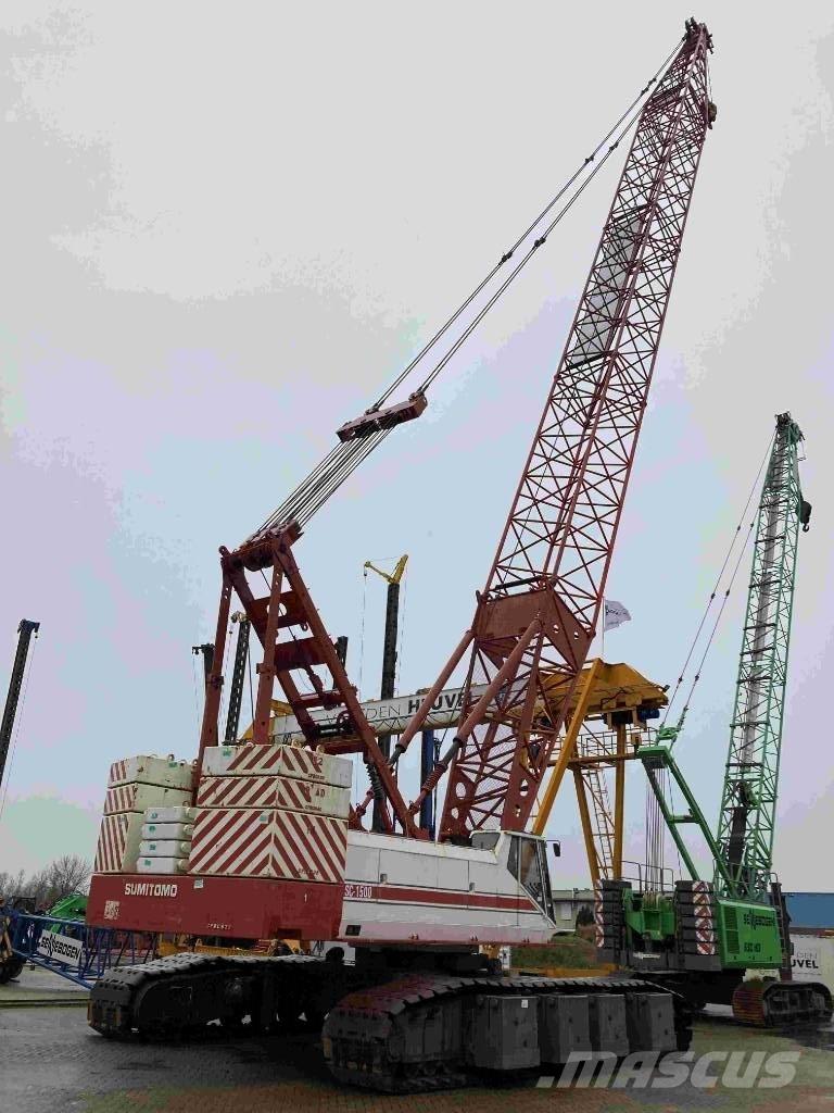 Sumitomo SC1500 Track mounted cranes