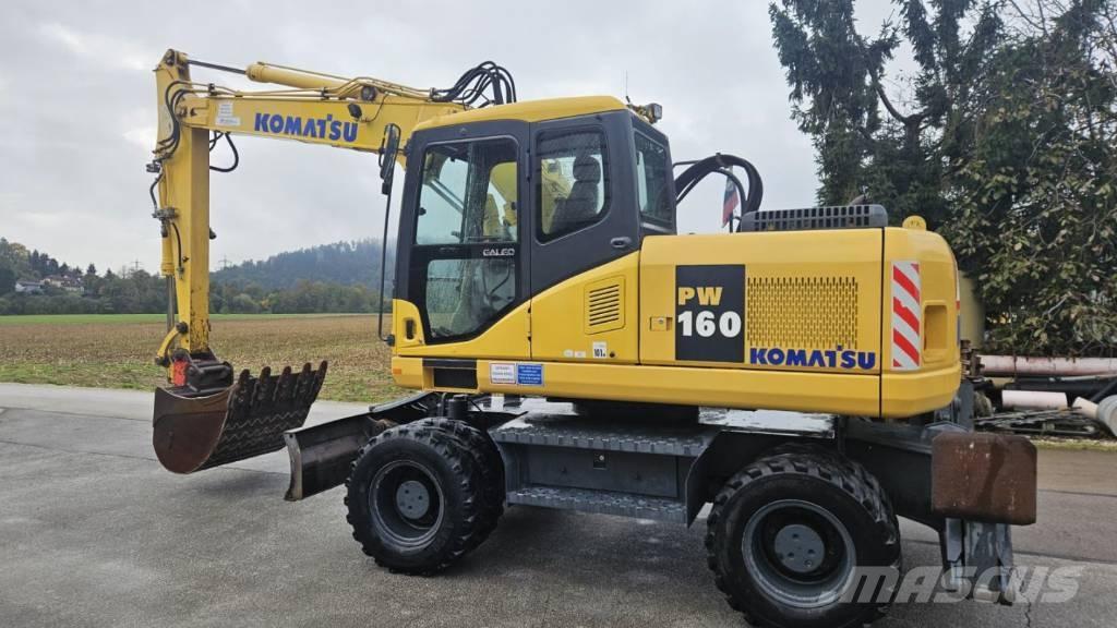 Komatsu PW 160-7K Wheeled excavators