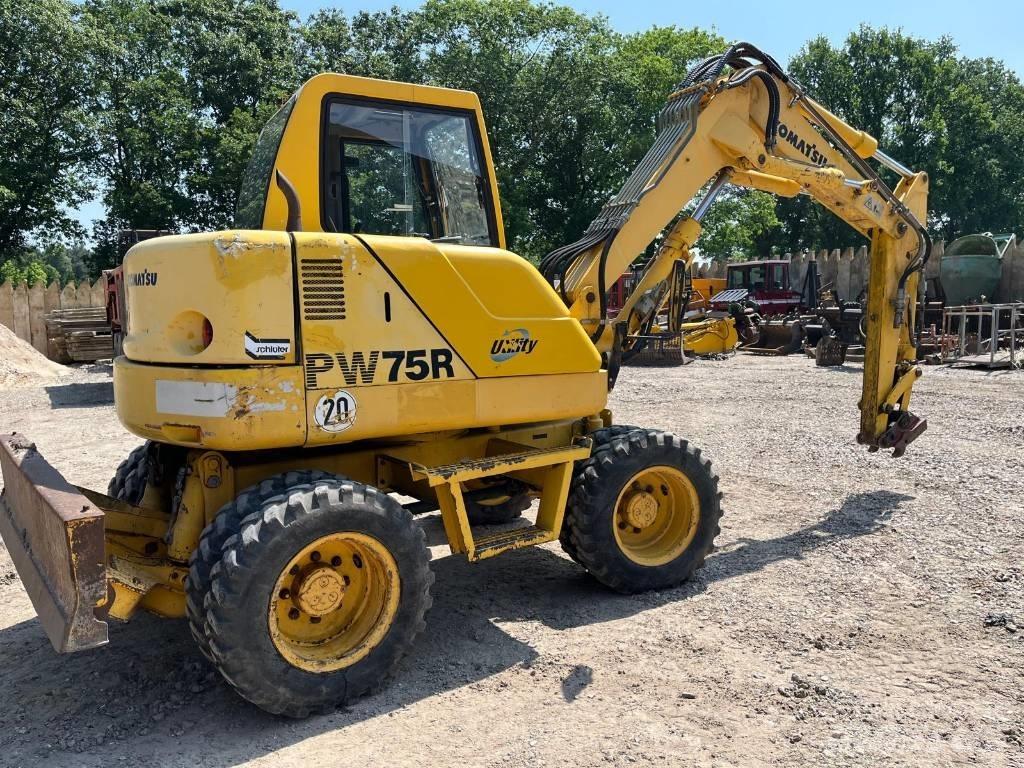 Komatsu PW 75 R Wheeled excavators