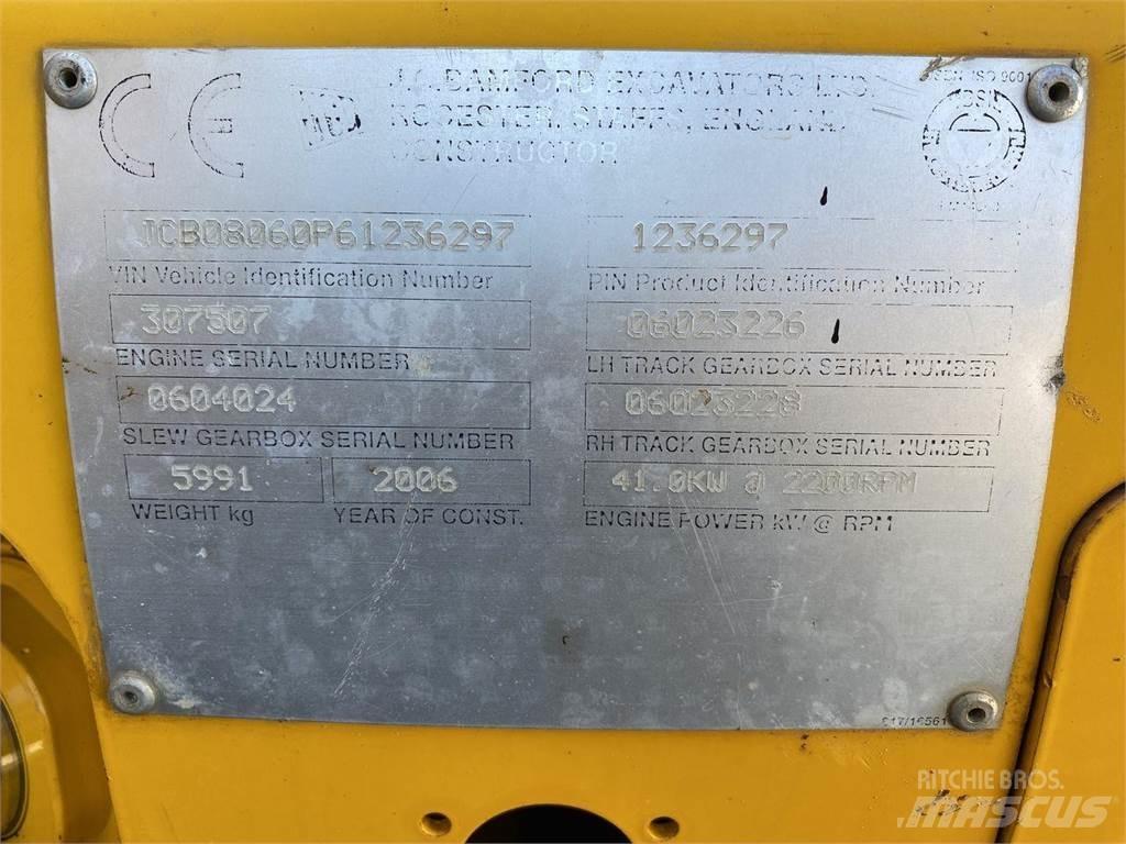 JCB 8060 Wheeled excavators