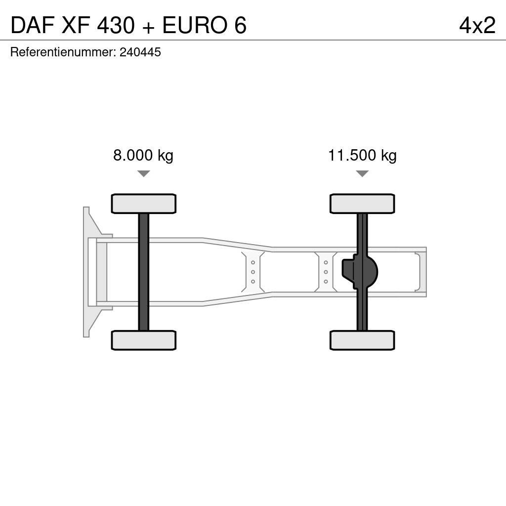 DAF XF 430 + EURO 6 Prime Movers