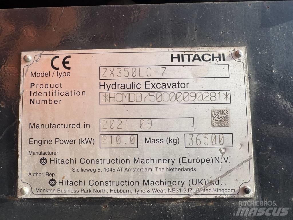 Hitachi ZX 350 LC-7 Crawler excavators