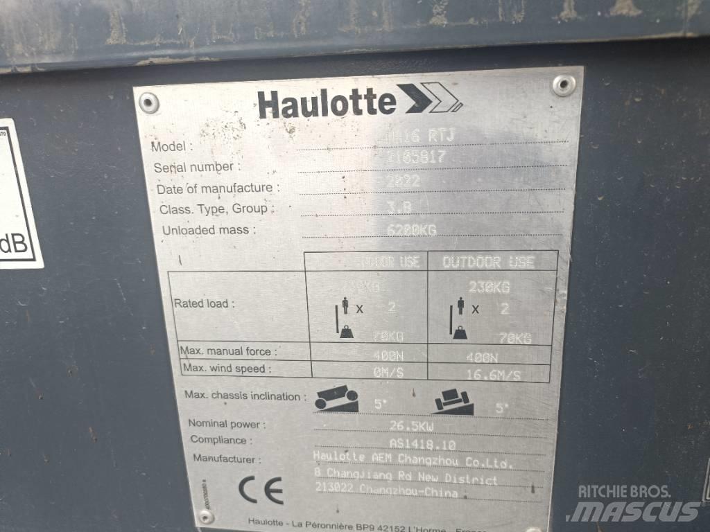 Haulotte HA16RTJ Articulated boom lifts