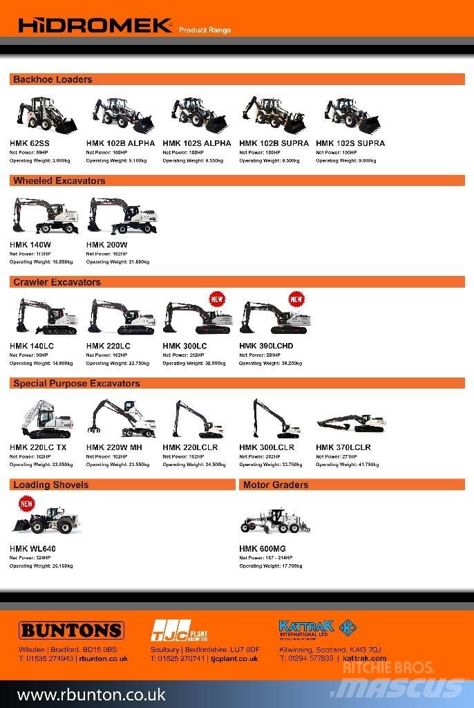 Hidromek HMK310LC-4 Crawler excavators
