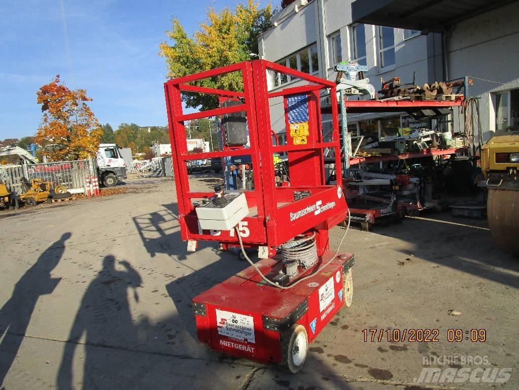 PB 75 Hubroller Compact self-propelled boom lifts