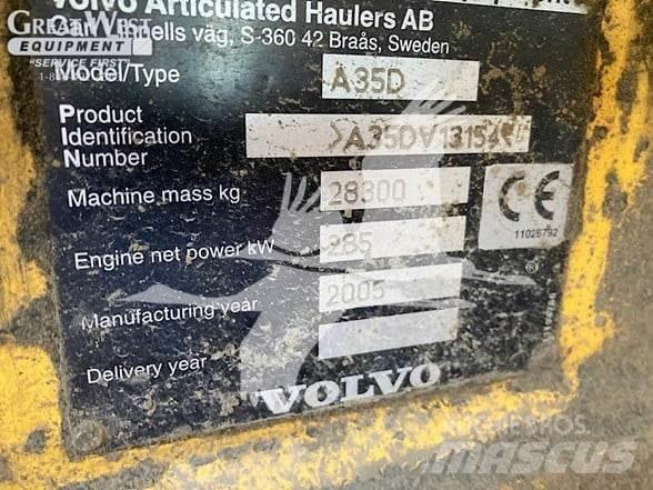 Volvo A35D Articulated Haulers