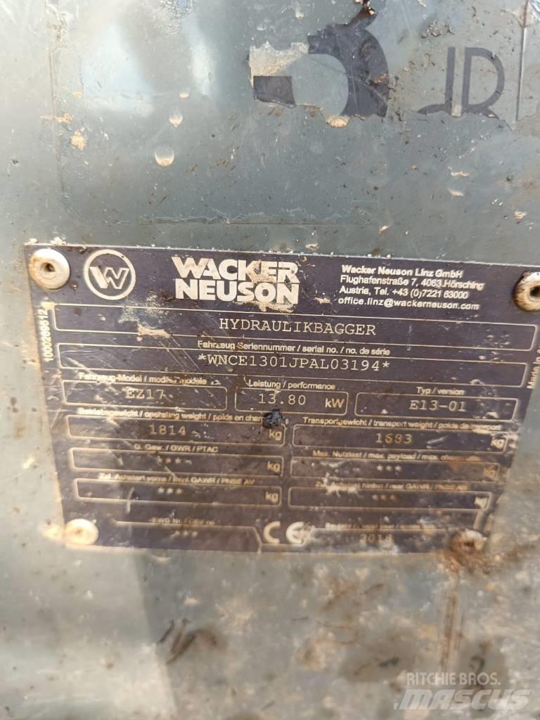 Wacker Neuson EZ 17 Mini excavators < 7t (Mini diggers)
