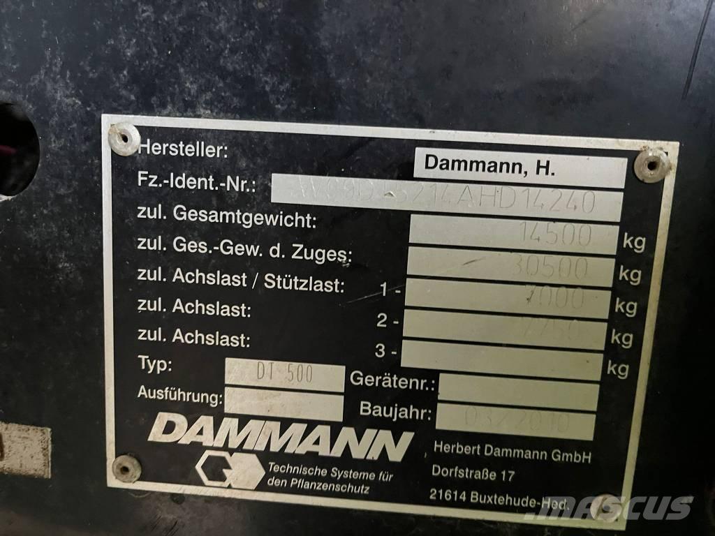 Dammann DT 500 Self-propelled sprayers