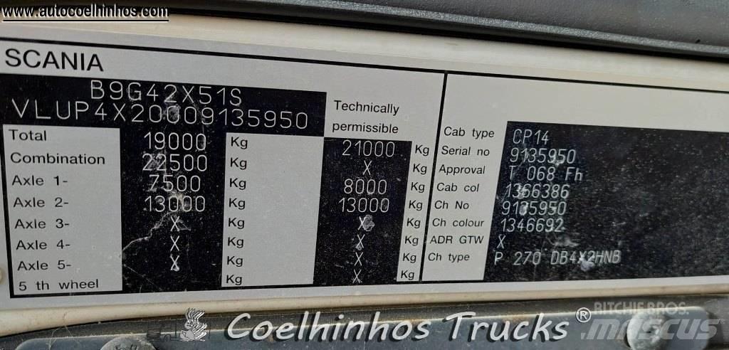 Scania P270 Chassis Cab trucks