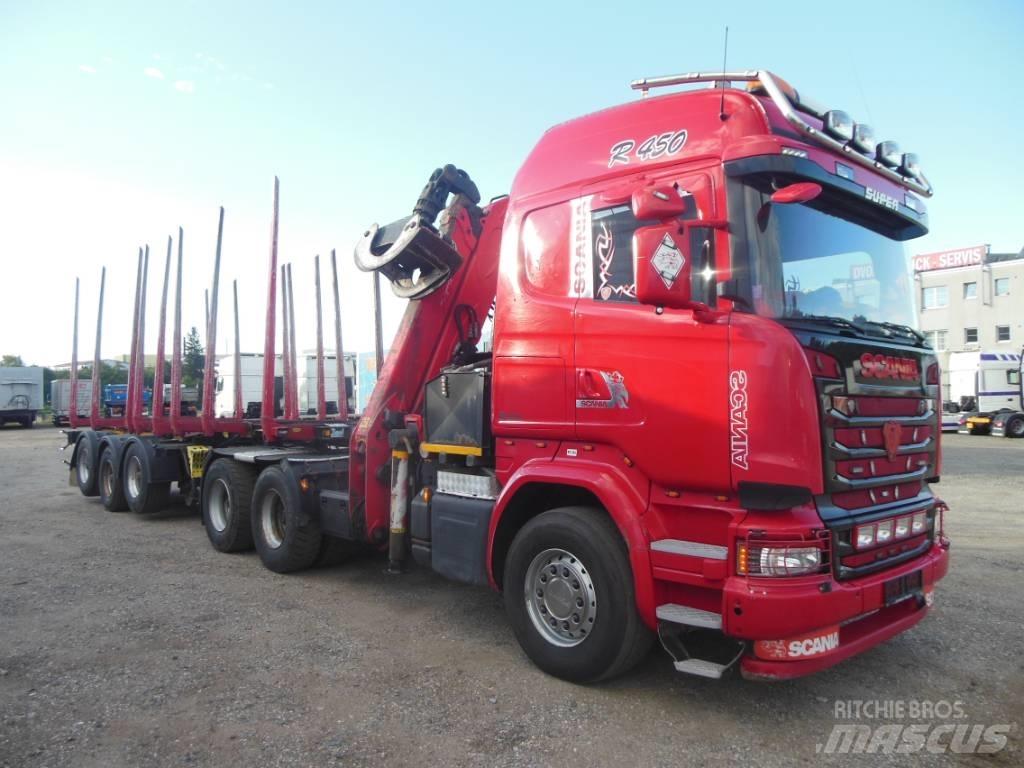 Scania R 450 Timber trucks